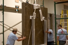 Assyrian Reliefs Relocation at LACMA 2010