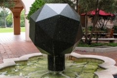 caltech polyhedron cube fountain