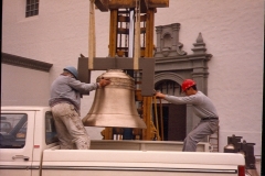 Mission San Juan Capistrano Bell installation